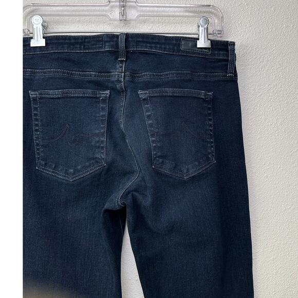 AG The Harper Straight Jeans Dark Wash Black-Blue Women’s 29R - Picture 5 of 13